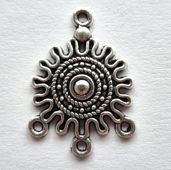Коннектор (тибетское серебро) 2,6х1,8 см 1 шт.