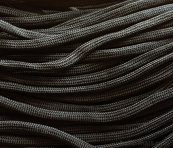 Паракорд 5 мм черный, 1 м